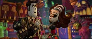 Carmen and Manolo happily reunited in the afterlife