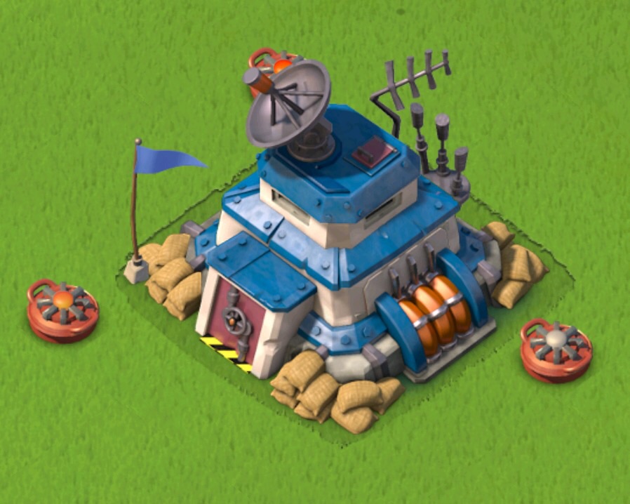 Boom Beach Headquarters Level 8 Defense Strategy 