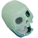 Casque squelettique