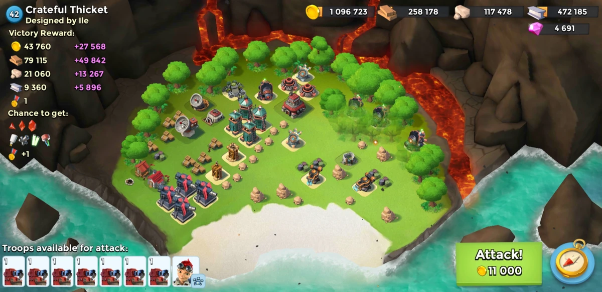 Crateful Thicket Boom Beach Wiki Fandom