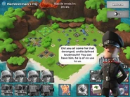 Destroying Hammerman's Second HQ 60