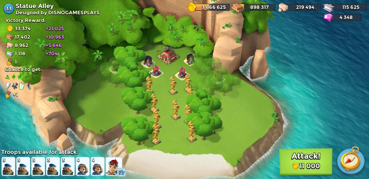Statue Alley Boom Beach Wiki Fandom