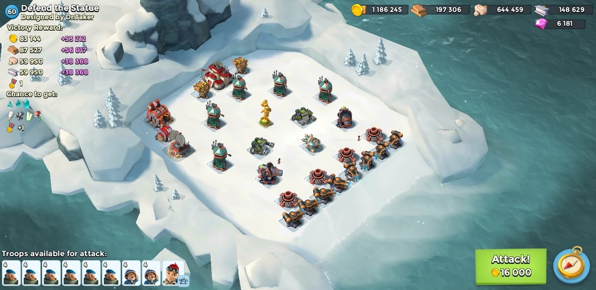 Defend the Statue Boom Beach Wiki Fandom