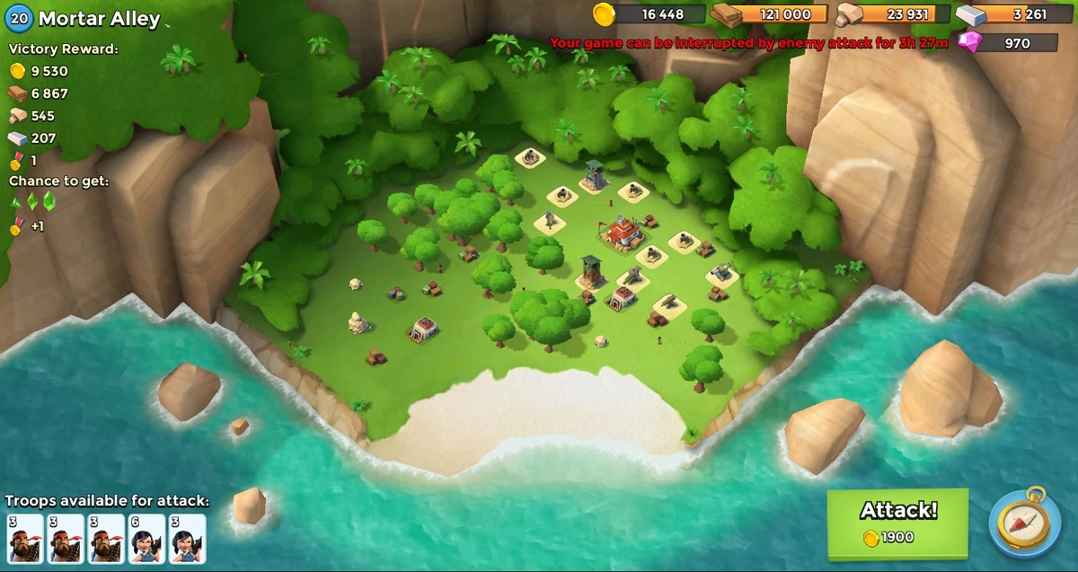 Mortar Alley Boom Beach Wiki Fandom
