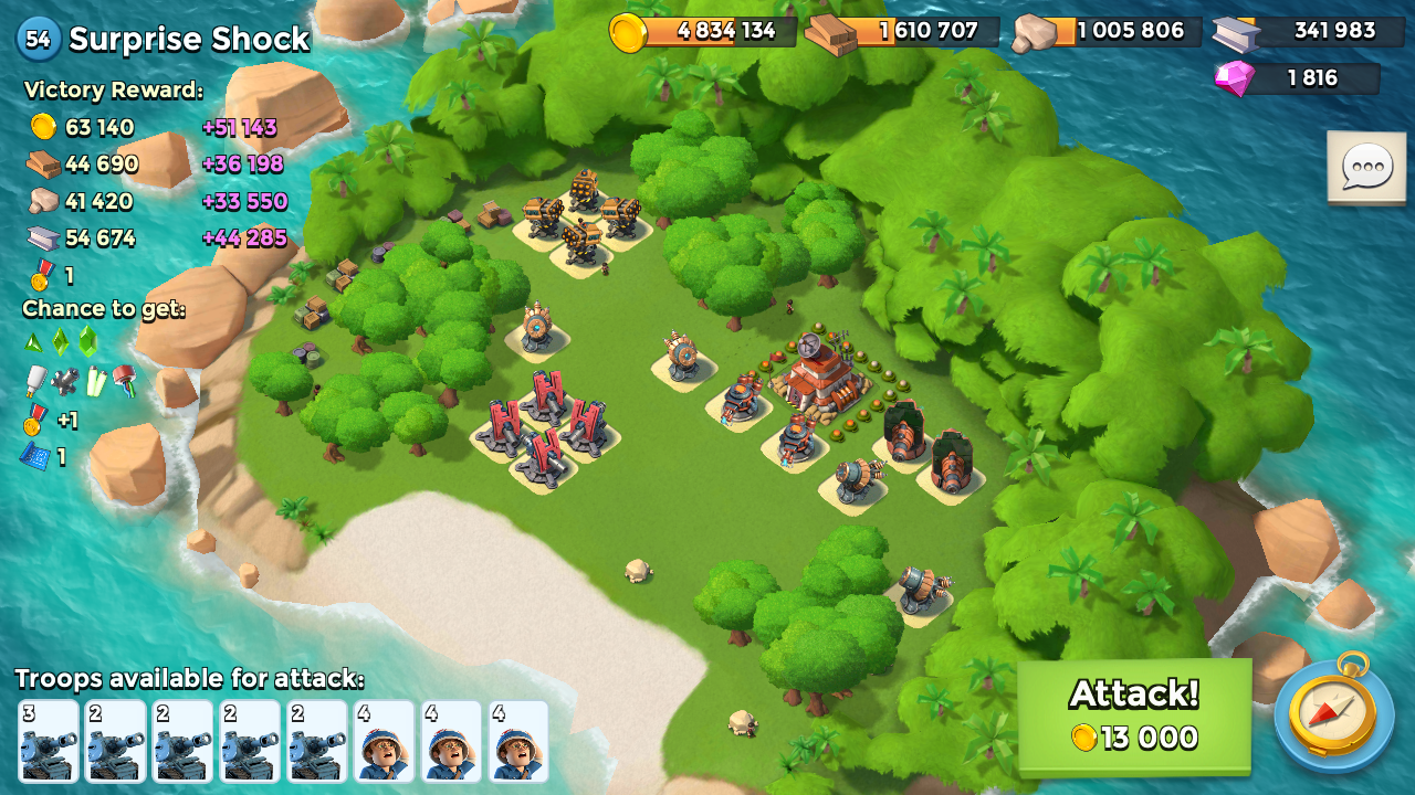 boom beach shock blaster