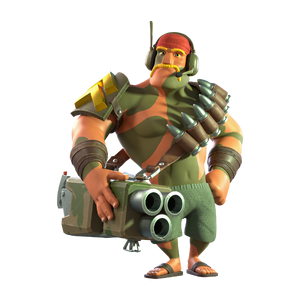 ブームビーチZooka & Heavy フィギュアセット