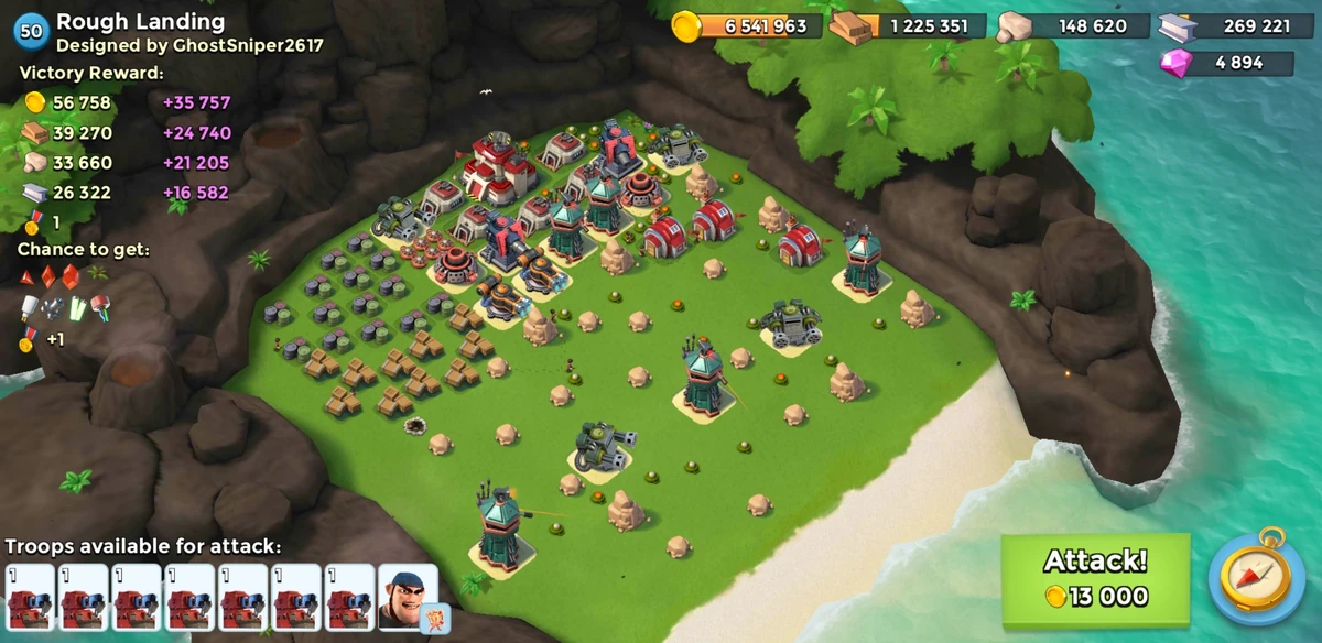 Rough Landing Boom Beach Wiki Fandom