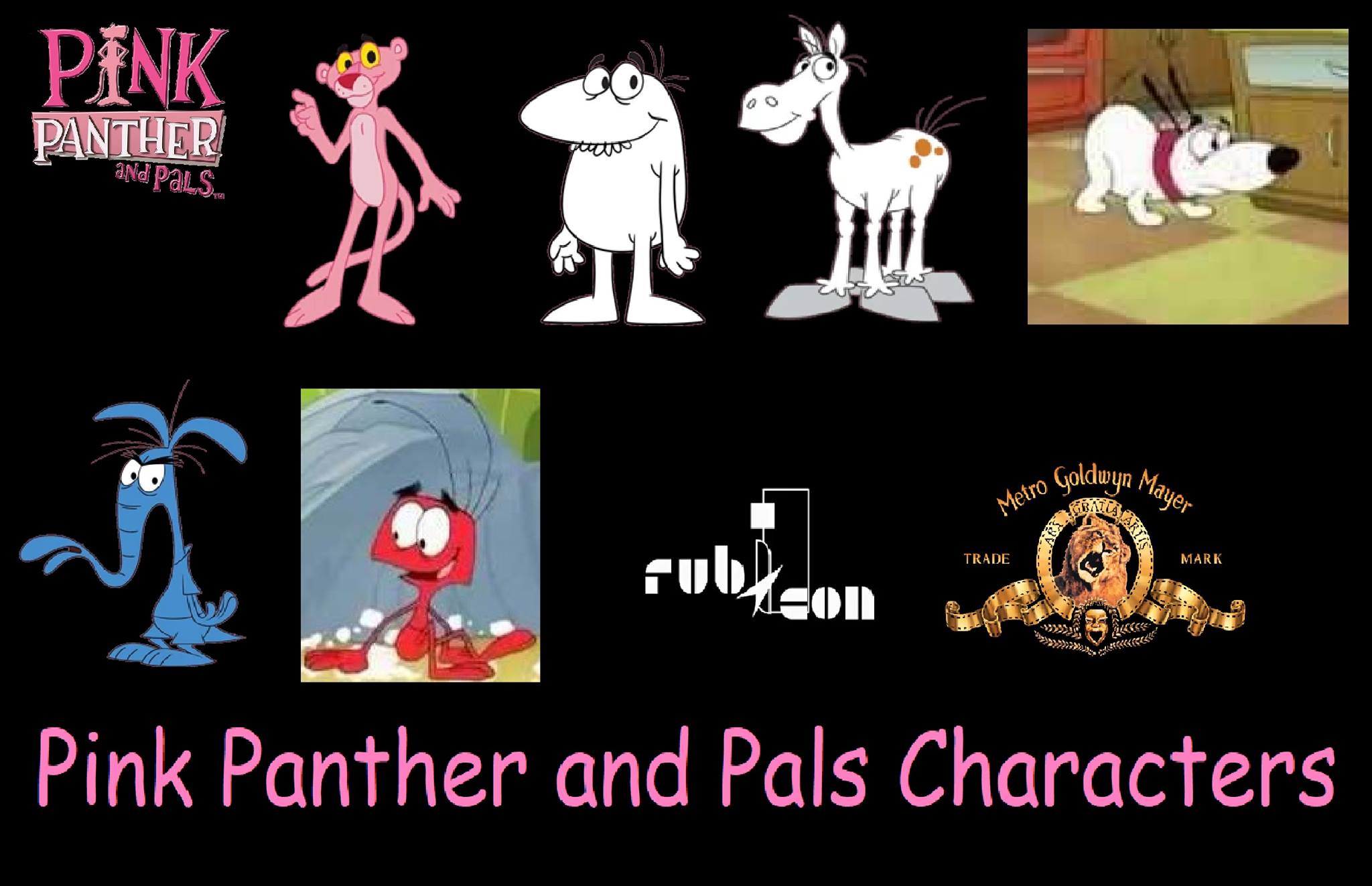 pink panther cartoon characters