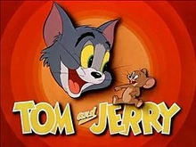 Tom and Jerry title card used from 1945-1954.