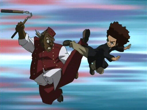 boondocks huey with sword