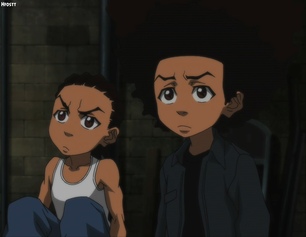 The Boondocks Wallpaper Riley And Huey