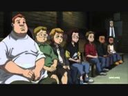 Butch, Huey, Riley, and four other boys visit a prison. ("A Date with the Booty Warrior")