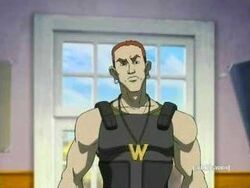 Ed in the first episode, "The Garden Party".