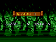 The Savage Mountain level.