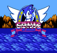 Sonic the Hedgehog (Famicom) Title screen