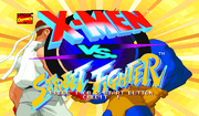 XMenvsStreetFighter(Arcade) TitleScreen