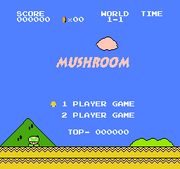Mushroom Title screen.