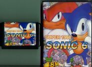 Sonic 6's original box and cart