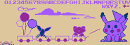 Unused sprites featuring Pikachu