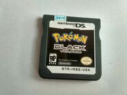 Standalone bootleg R4 release of Pokémon Black Version (Notice the RP rating in the bottom left corner).
