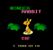 Wonder Rabbit Title Screen