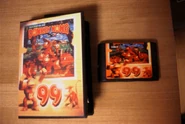 A copy of the game with an ID on the cart reading DJ004.