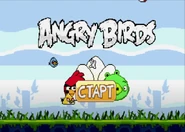 Title screen of the Russian translation hack.