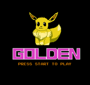 Pokémon Golden - Title screen