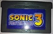 Sonic 3: Fighter Sonic's cartridge.