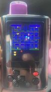 A Vapentainment System playing "Pac Maze" (Pac-Man)