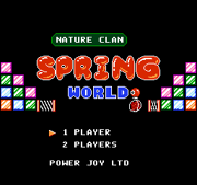 Title screen.