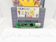 Pocket Monsters SNES Cartridge PCB.jpg (349 KB) Opened cartridge shell and PCB.