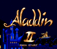 Aladdin II (Genesis) title screen