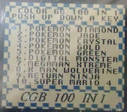 A typical menu of Game USA multicarts.