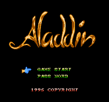 Aladdin game best sale nes