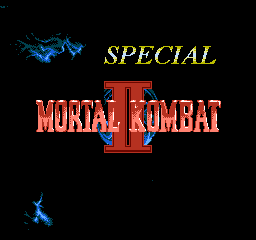 MORTAL KOMBAT II SPECIAL NES