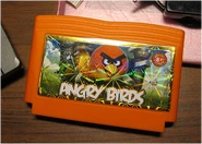 An Angry Birds cartridge for the Russian market by GameCard.