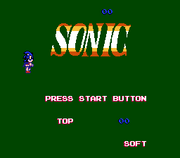 Sonic - Title screen