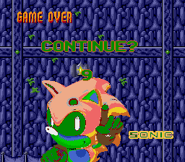 Player 2's Game Over screen. This doesn't appear normally.