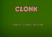 Clonk Title Screen
