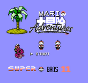 Super Bros 11 title screen