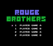 Rouge Brothers title screen.