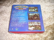 Back of the English release's box. The screenshots on the back are from an official Metal Slug game.