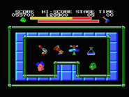 Power-up screen (MSX)