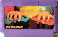 Cartridge front. Stolen from Blockout cover artwork.