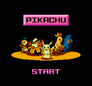Pikachu (Pikachu5) Title Screen