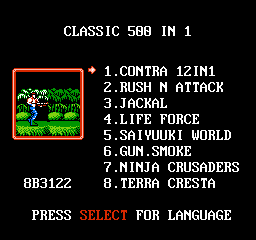 143 Em 1 Nes Melhores Jogos! Mario, Megaman, Contra,..