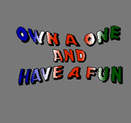 Text splash screen