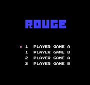 Rouge title screen by ryanmlinn dhgtrel