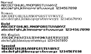 PCPaint Medium fonts.png (7 KB) Medium fonts from PCPaint.